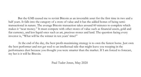 paul tudor jones letter to investors